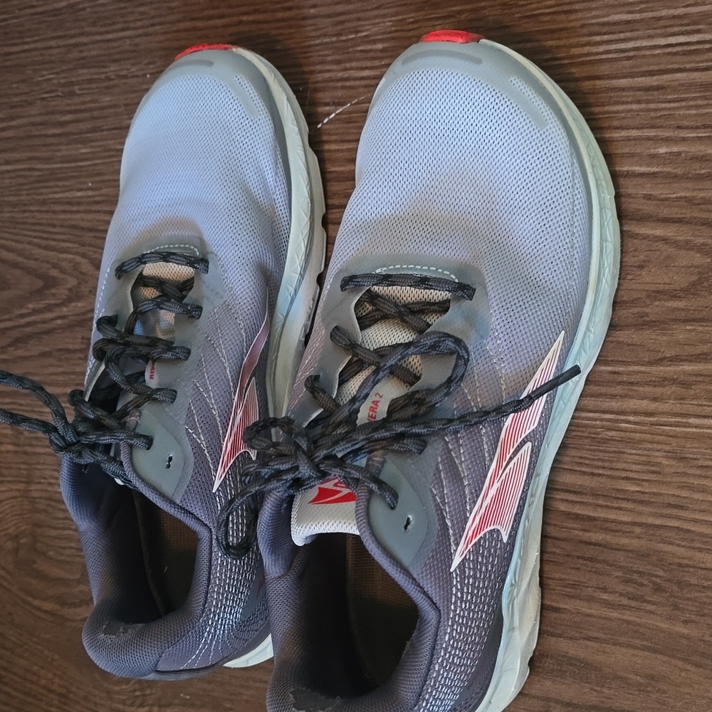 Altra Rivera Road Running Shoe Gray And Red‎ Men’s 9